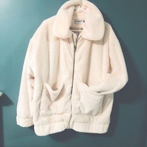 White Plush Jacket